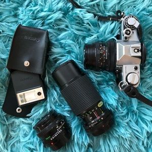 Canon AE-1 35mm film camera / w 50mm 1:1.8 lens